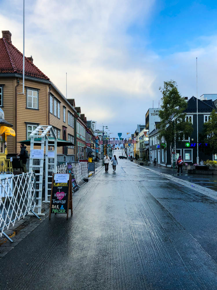 Fußgängerzone in Tromsø
Alta bis zu den Lofoten