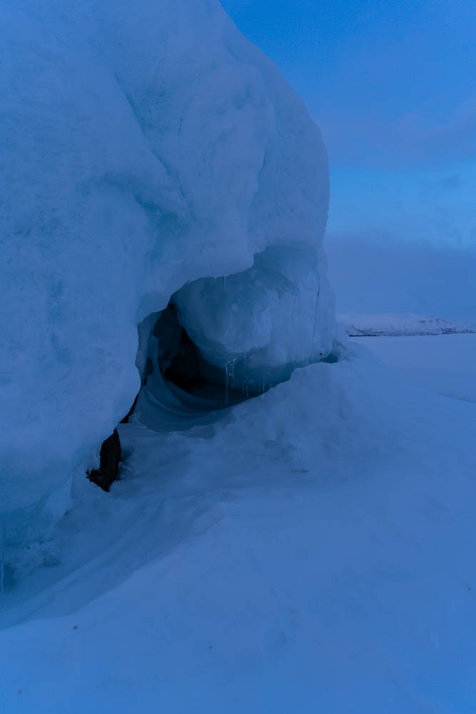 Eisskulpturen Lappland Schweden