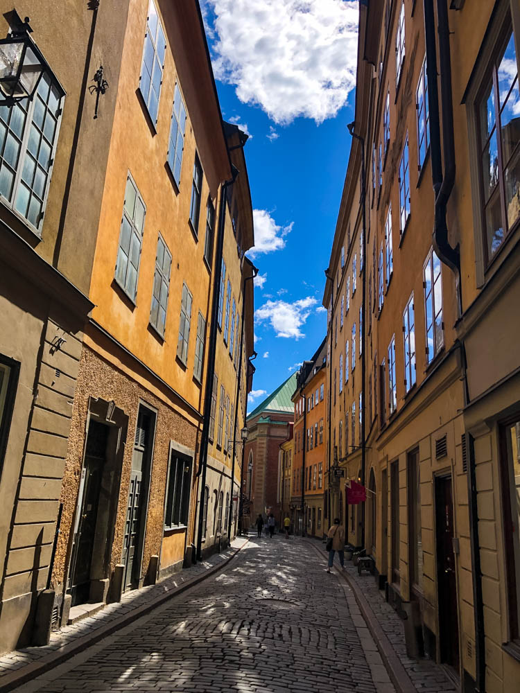 Gasse in Stockholm