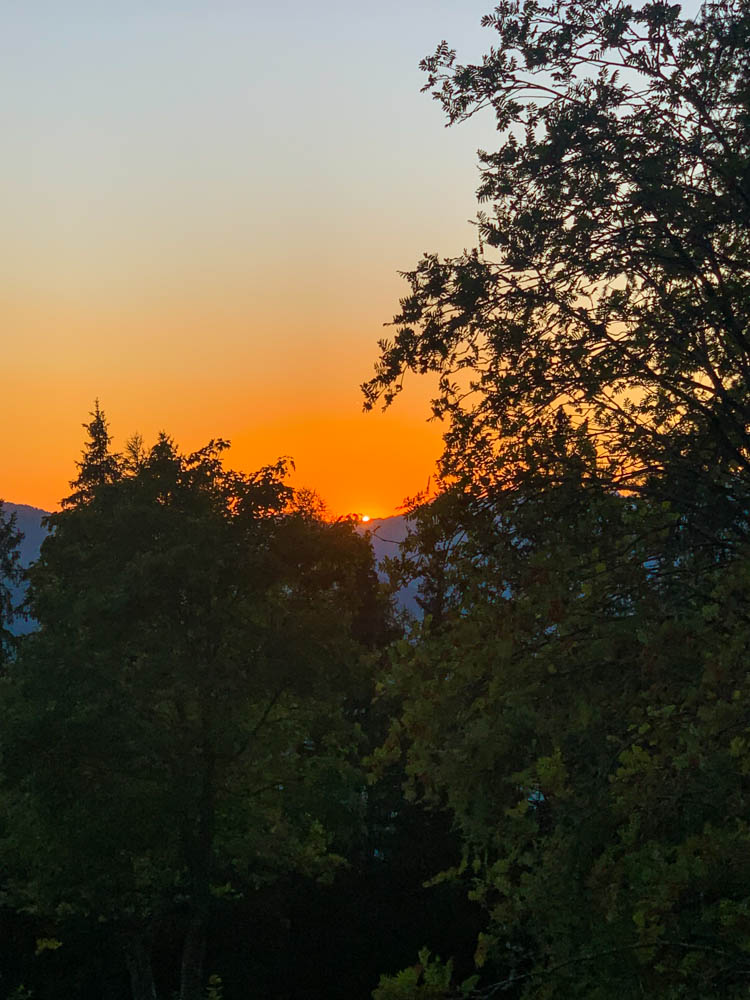 Sonnenuntergang Liechtenstein