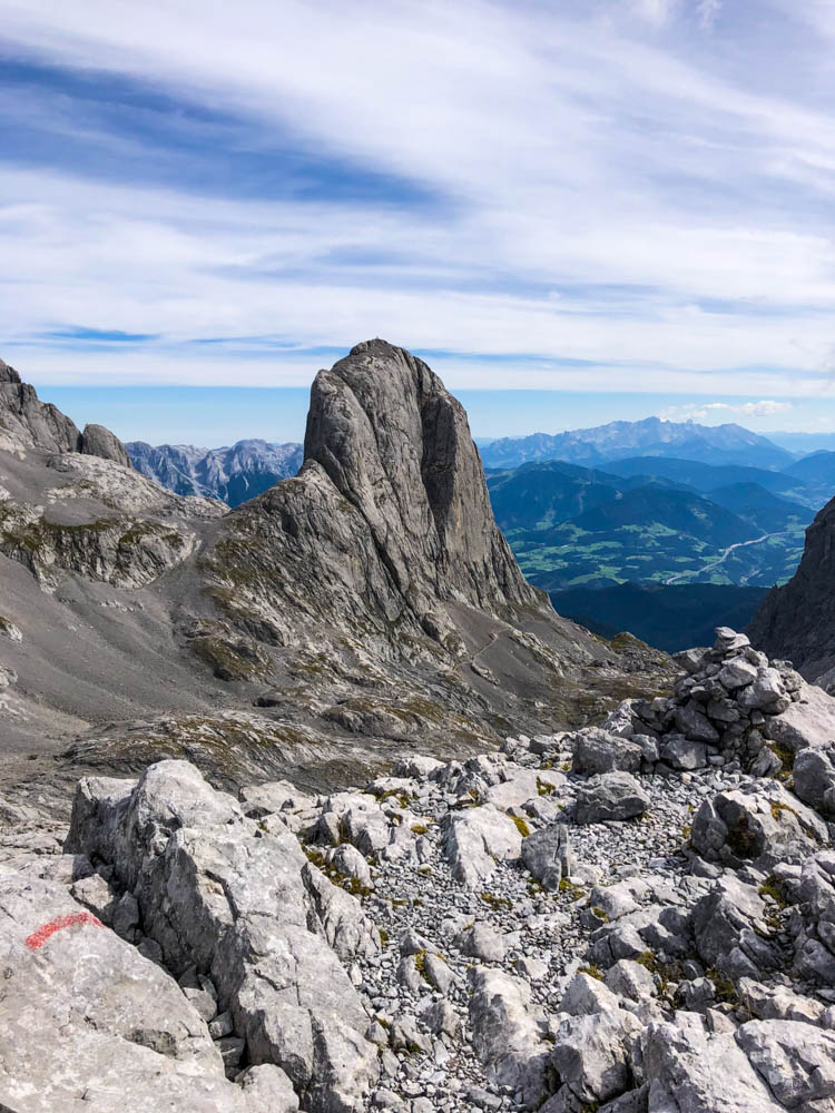 Gebirgslandschaft Berchtesgadener Alpen beim Hochkönig