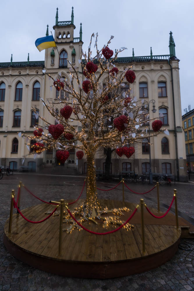 Marktplatz Örebro in Schweden